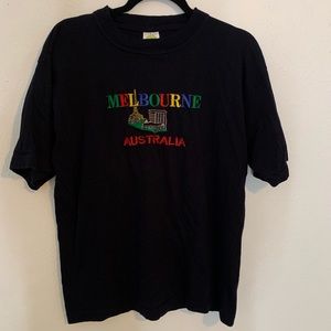 Embroidered Melbourne Australia Tourist Tee